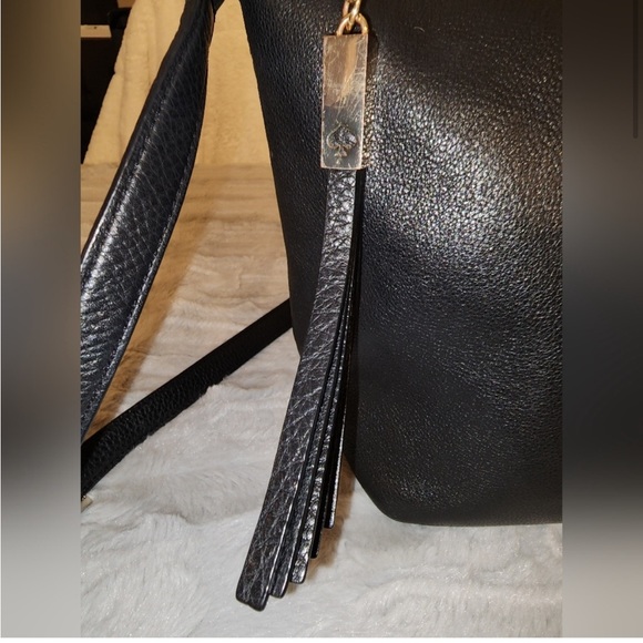 Kate Spade Grey Street Black Pebbled Leather Cross Body Bag - Picture 2 of 10